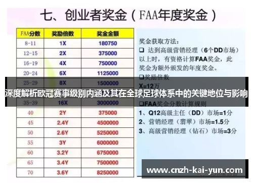 深度解析欧冠赛事级别内涵及其在全球足球体系中的关键地位与影响